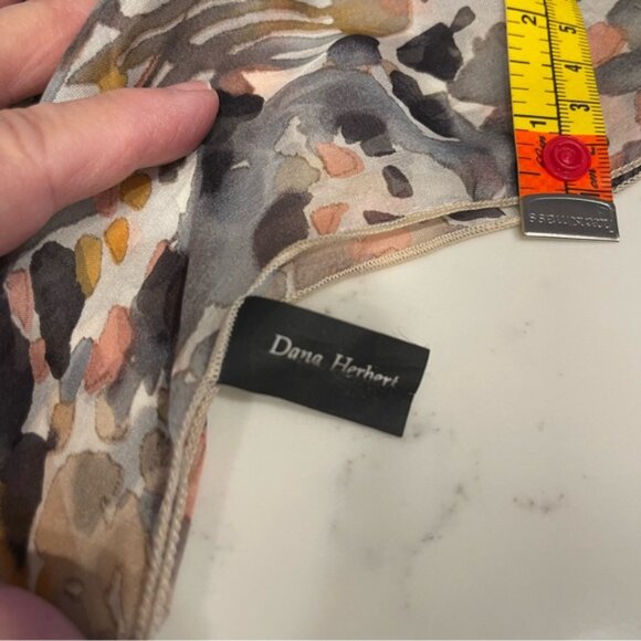 Dana Herbert Handmade Silk Scarf - Picture 3 of 7